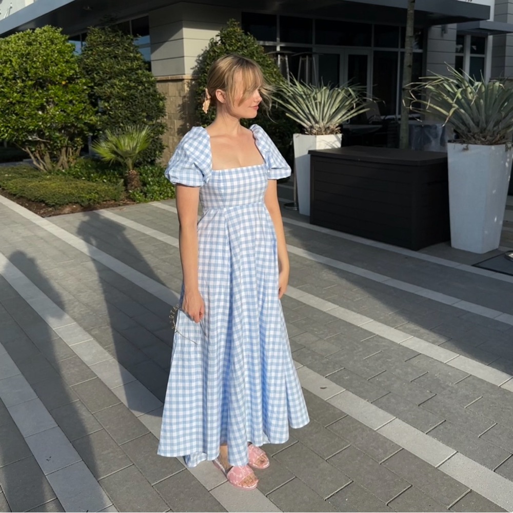 Hill House Matilda Dress Blue Gingham